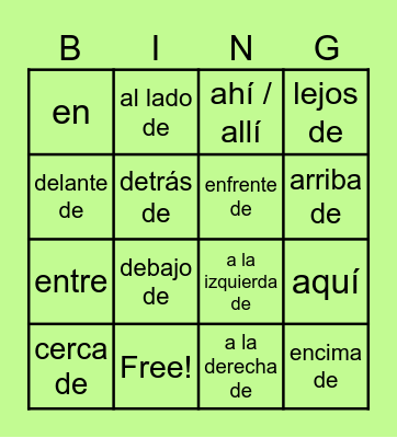 SP2: UP (Terms 70-85) Bingo Card