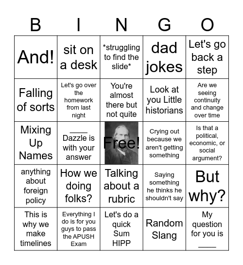 Majoris Bingo Card