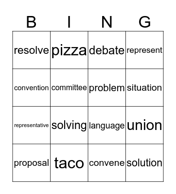 WonderWorks Unit 2 Week 1 Bingo Card