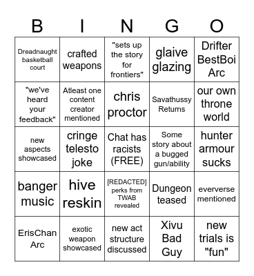 The Dead Rise? HERESY! Bingo Card