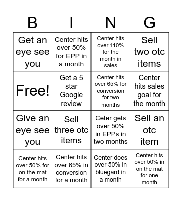 Optical Bingo - office assistant edition Bingo Card