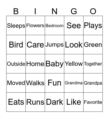OHP 4-9-2013 Bingo Card