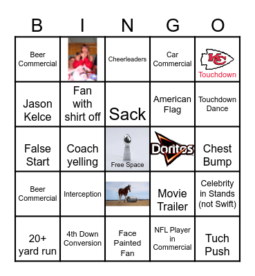 SUPER BOWL LIX Bingo Card