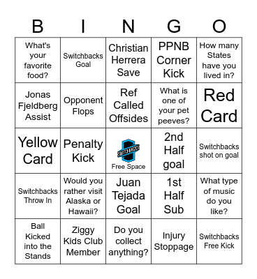 SWBKS STM Party '25 Bingo Card