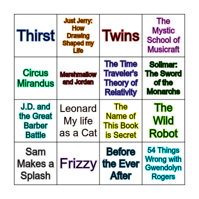 OBOB 2024-2025 Bingo Card