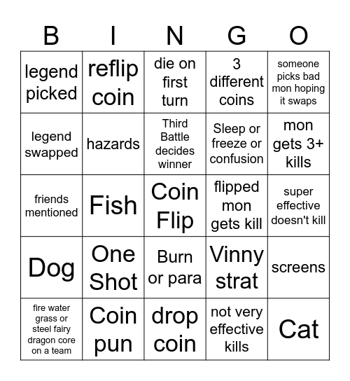patterzz Bingo Card