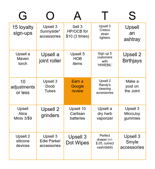 Sunnyside* Naperville February Bingo! Bingo Card