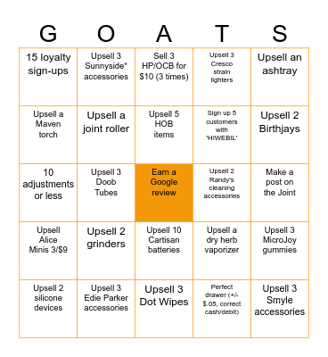 Sunnyside* Naperville February Bingo! Bingo Card