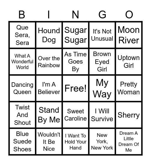 Allen East SINGO! Bingo Card