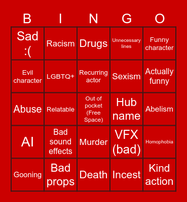 TT bingo Card