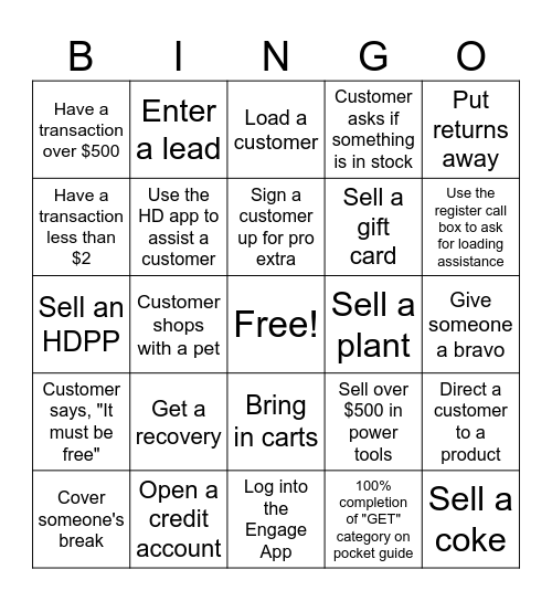 Homer Bingo Card