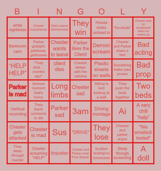 Life Of Luxury Bingo Card