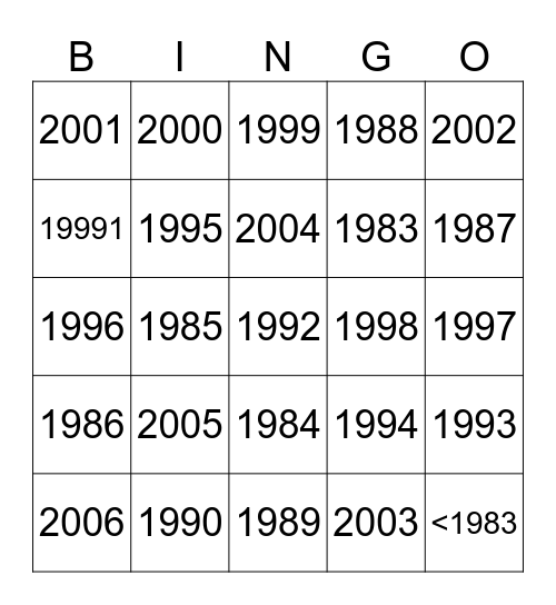 Titty Bingo! Bingo Card