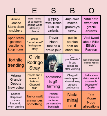 LESBINGO Card