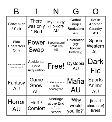 Card 2 Bingo Card