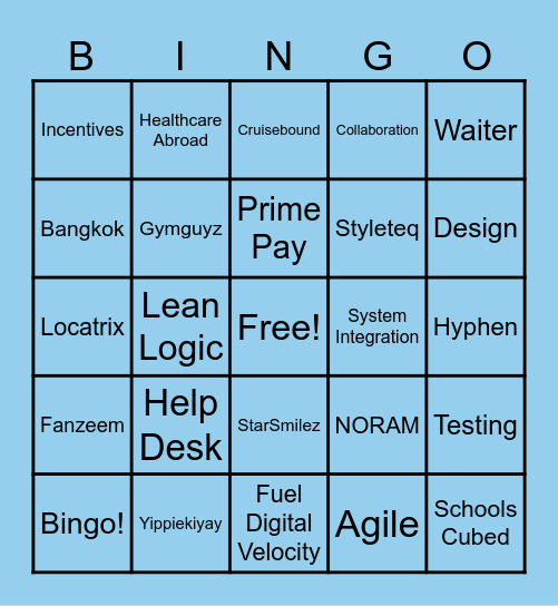 Happy Birthday Rizza, Joel, Marlven, Greg, and Jason! Bingo Card