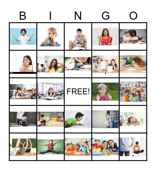 Feelings & Emotions BINGO Card