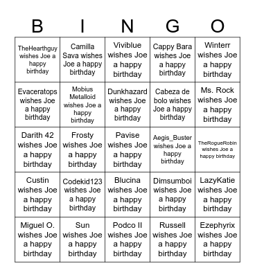 Chat plays Fire emblem conquest leaked bingo real!!!! Bingo Card
