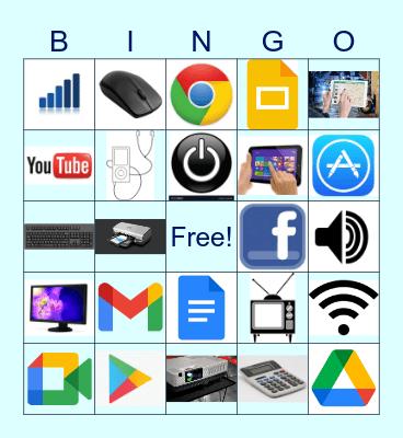 Technology Bingo Card