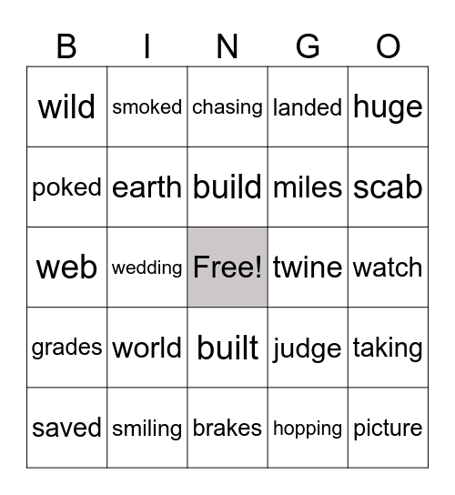 SIPPS PLUS (1-28) Bingo Card