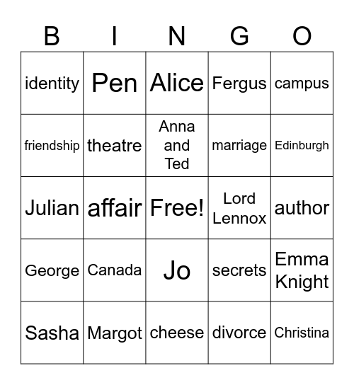 The Life Cycle of the Common Octopus Bingo Card