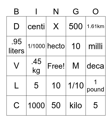 T2 Math Memory Work Bingo Card