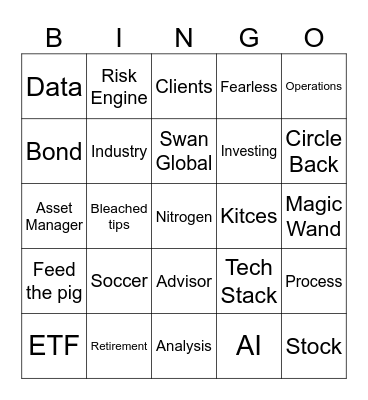 COA Day 2 Bingo Card
