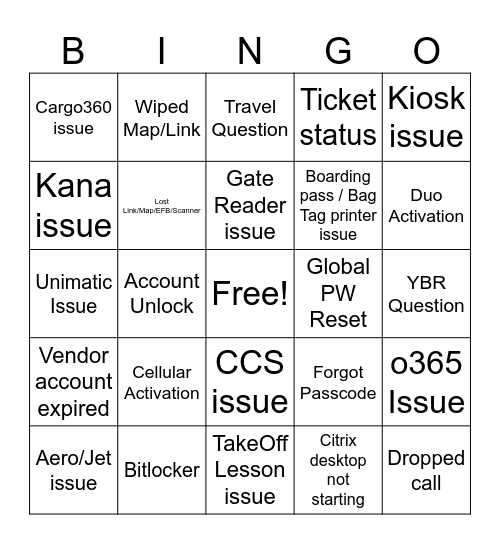 United SD Bingo Card