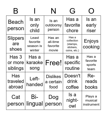 BOS AccessAbility BINGO Card