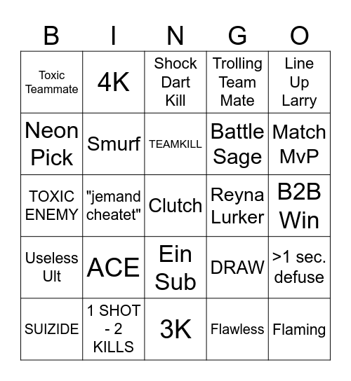 asjdbuwi13 Bingo Card