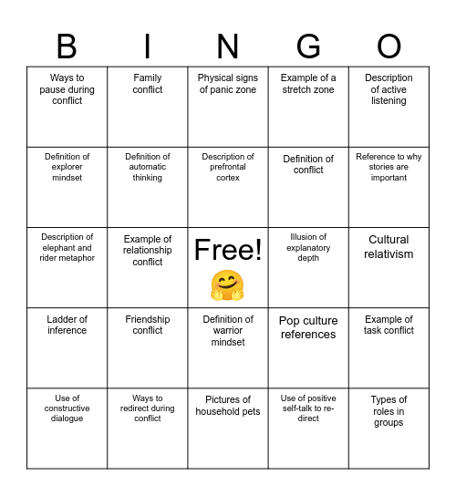 C+C Gallery Bingo Scavenger Hunt Bingo Card