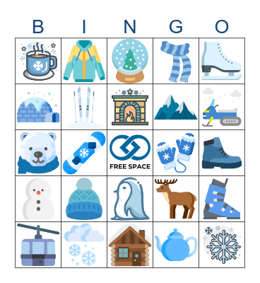 Virtual Holiday BINGO Card