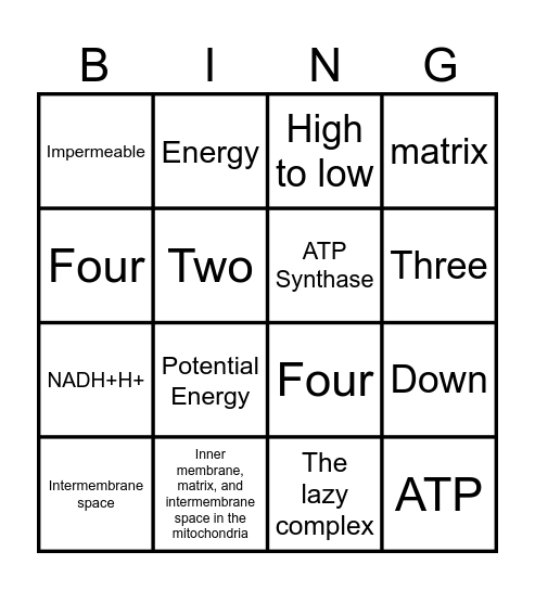 ETC Bingo Card