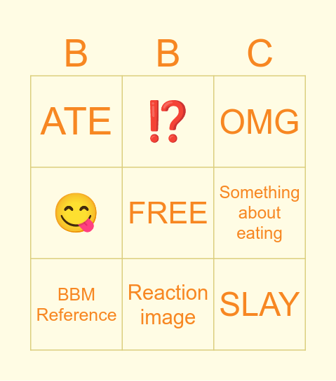 Drawing bingo Card