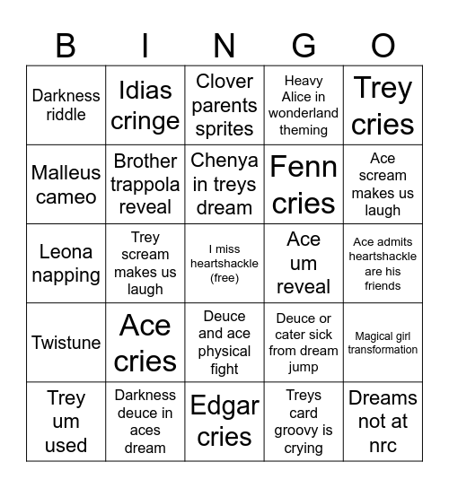 B7 ch12 pt 2 bingo Card