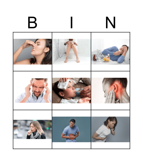 Health Bingo Card