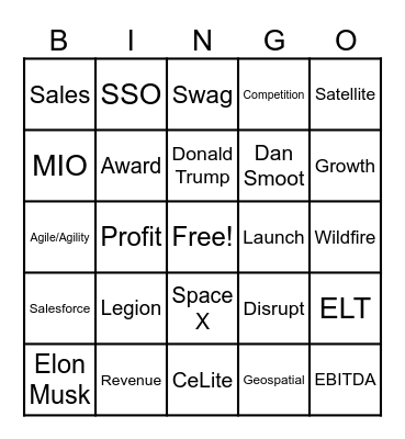 EMEA Bingo SKO Day One Bingo Card
