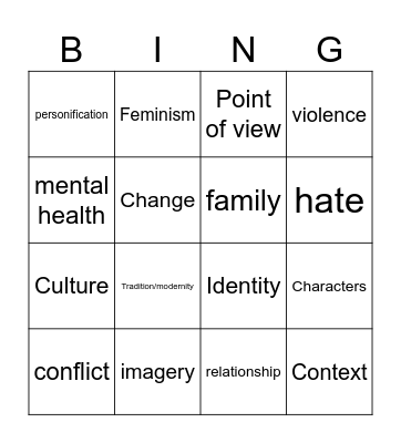 Island of Missing Trees Bingo Card