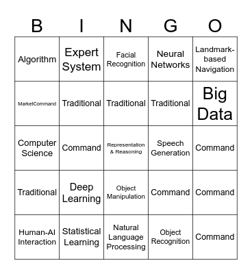 AI Bingo Card