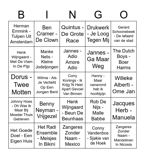 Piraten Bingo Card