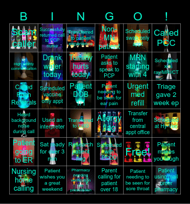 Bingo 1/31/2025 Bingo Card