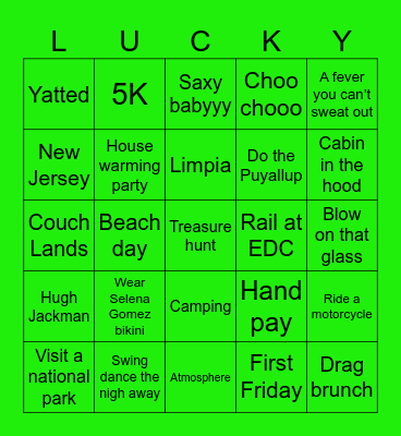 2025 is Bitchin’ Bingo Card