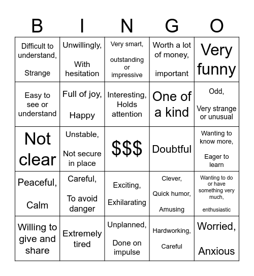 Do you know your CONTEXT CLUES? Bingo Card