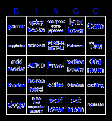 Renee's Bingo Card