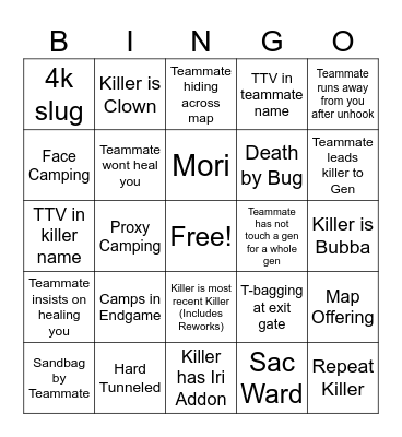 Boosted Bingo Card