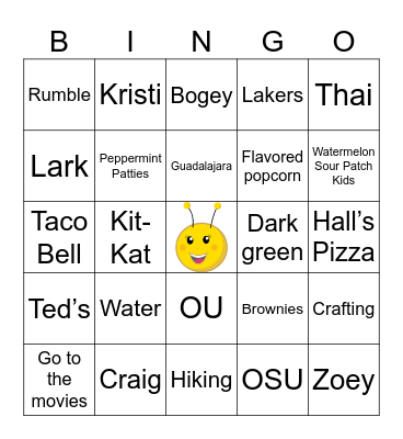 Corporate Comms Bingo! Bingo Card