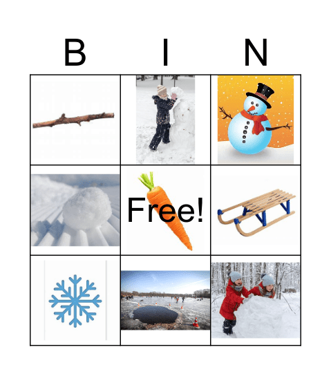 de winter Bingo Card