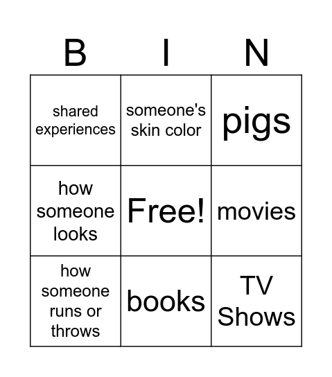 Joking: Do or Don't Bingo Card