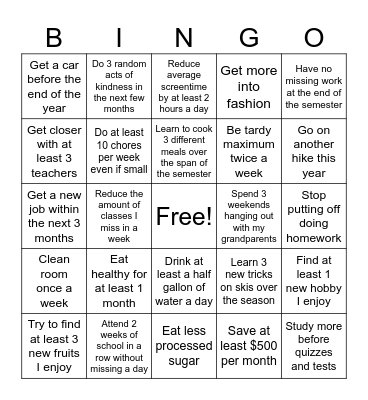 Crest Block Bingo 2025 Bingo Card
