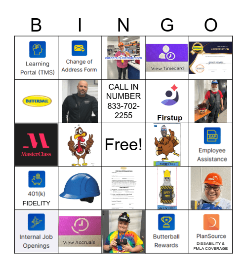 BYOU Bingo Card